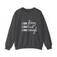 I Am Strong Inspirational Quote Unisex Heavy Blend™ | Motivational Sweatshirt | Inspirational Gift | Gift For Her | Gift For Him