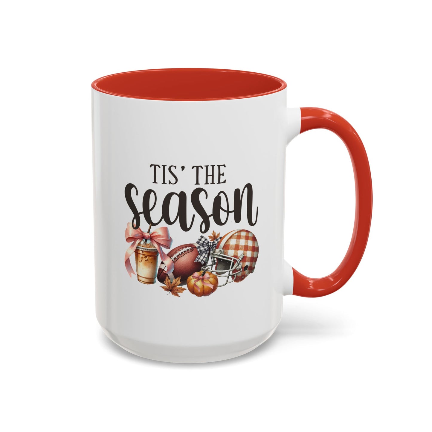 Tis The Season Fall Mug | Fall Season Mug | Gift for Her | Fall Mug | 11oz Accent Mug | 15oz Accent Mug