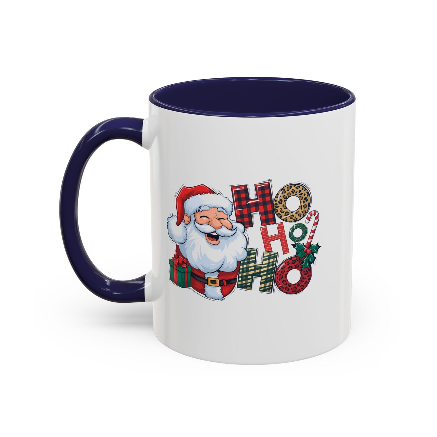 Santa Ho Ho Ho Christmas Mug | Gift Idea | Gift for Kids | Kids Christmas Gift Idea | Kids Mug | 11oz Accent Mug | 15oz Accent Mug
