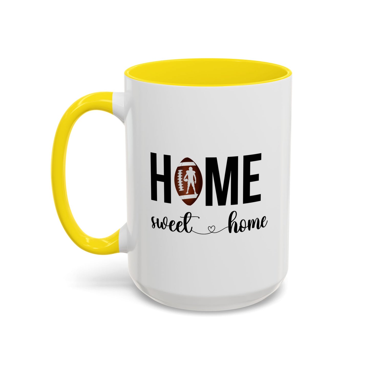Male Football Home Sweet Home Mug | Sports Mug |11oz Accent Mug | 15oz Accent Mug | Football Mug