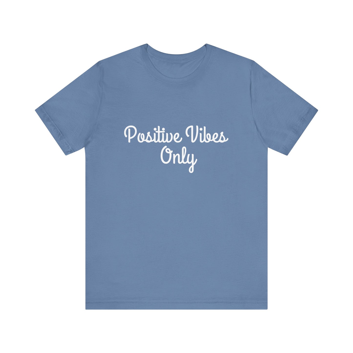 Positive Vibes Cute Text T-shirt