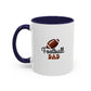 Football Dad Mug | Sports Fan Gift | Proud Father Gift | Funny Gift For Dad | 11oz Accent Mug | 15oz Accent Mug | Fall Gift