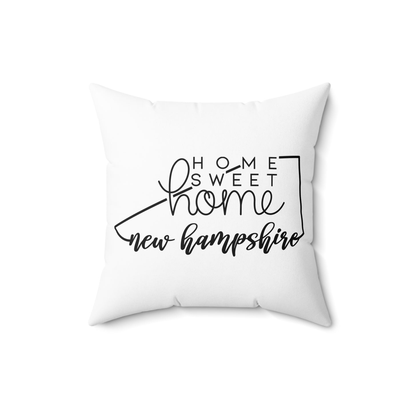 Home Sweet Home New Hampshire Decorative Pillow | Gift For Her | Home Decor | State Gift | Customized State Pillow