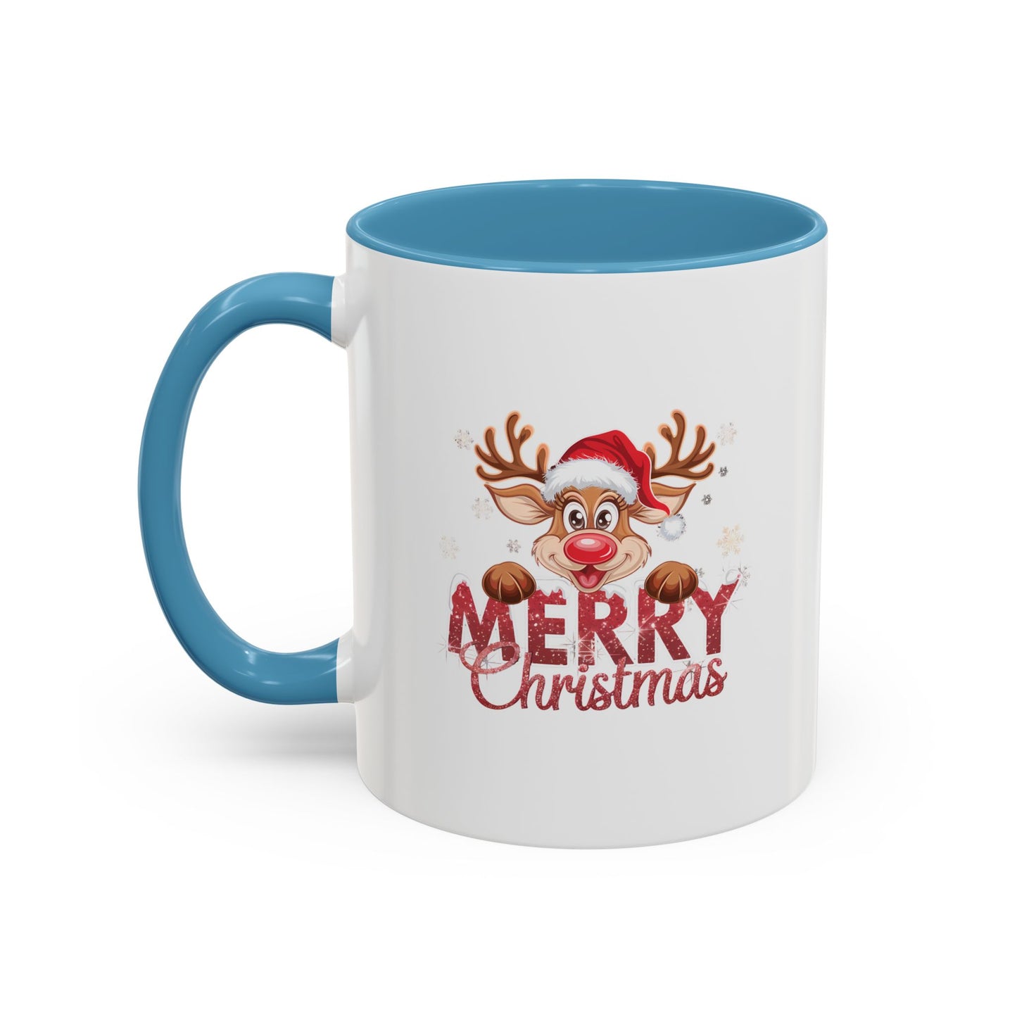 Reindeer Merry Christmas Mug | Merry Gift Idea | Gift for Kids | Kids Christmas Gift Idea | Kids Mug | 11oz Accent Mug | 15oz Accent Mug