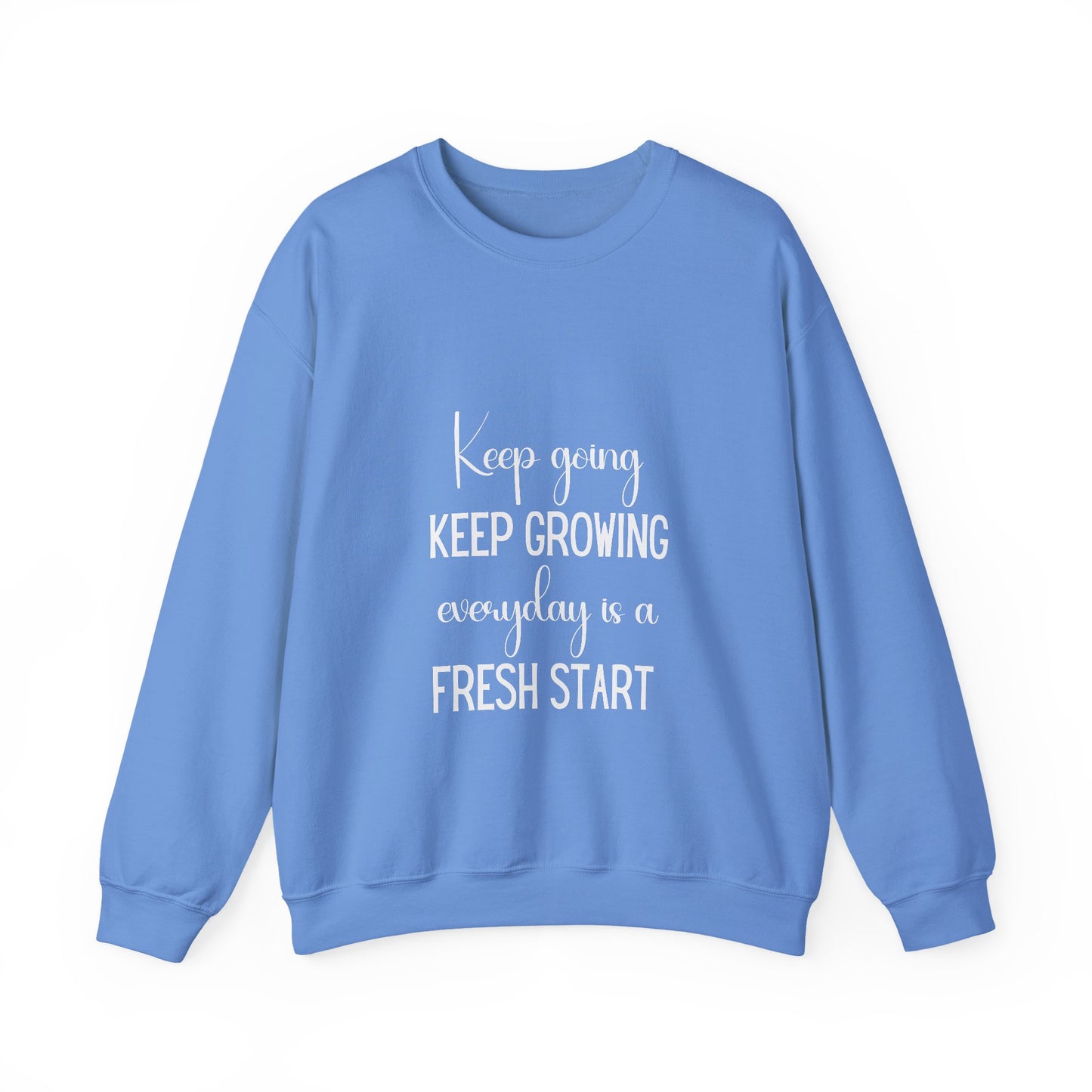 Keep Growing Inspirational Quote Unisex Heavy Blend™ | Motivational Sweatshirt | Inspirational Gift | Gift For Her | Gift For Him