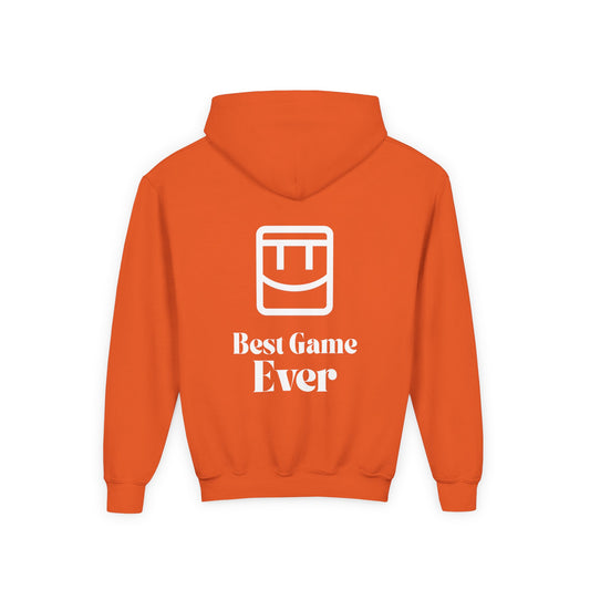 Caleb Youth Hoodie — "Best Game Ever" Gamer Logo Pullover