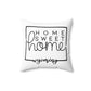Home Sweet Home Wyoming Decorative Pillow | Gift For Her | Home Decor | State Gift | Customized State Pillow