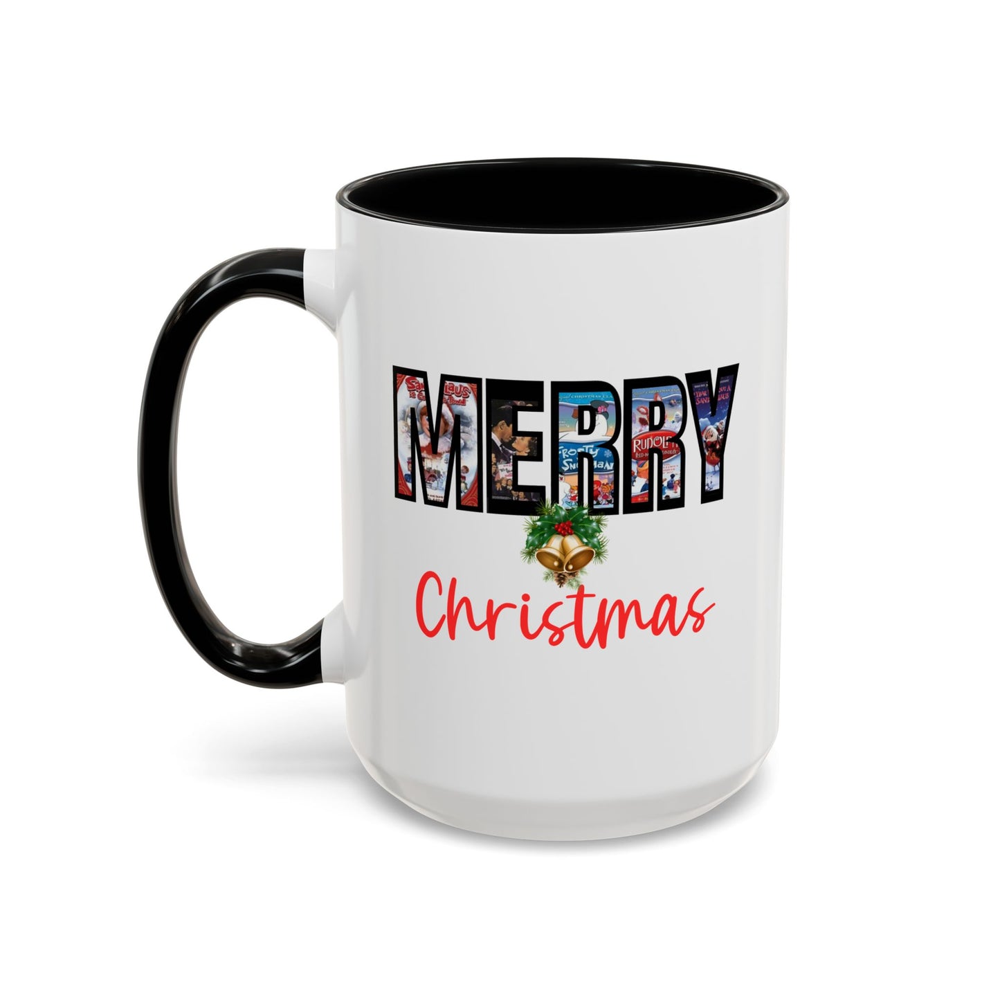 Merry Christmas Nostalgic Movie Poster Mug | Christmas Gift | Funny Christmas Gift | Accent Mug