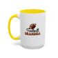 Football Grandma Mug | Sports Fan Gift | Proud Grandma Gift | Ceramic Mug | 11oz Accent Mug | 15oz Accent Mug