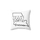 Home Sweet Home Louisiana Decorative Pillow | Gift For Her | Home Decor | State Gift | Customized State Pillow