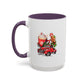 Red Christmas Truck Mug | Cute Gingerbread Man Mug | Christmas Gift Idea | 11oz Accent Mug | 15oz Accent Mug