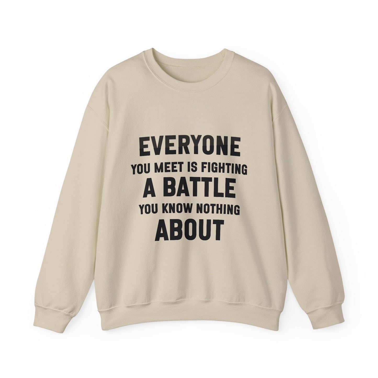 You Know Nothing Inspirational Quote Unisex Heavy Blend™ | Motivational Sweatshirt | Inspirational Gift | Gift For Her | Gift For Him