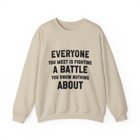 You Know Nothing Inspirational Quote Unisex Heavy Blend™ | Motivational Sweatshirt | Inspirational Gift | Gift For Her | Gift For Him