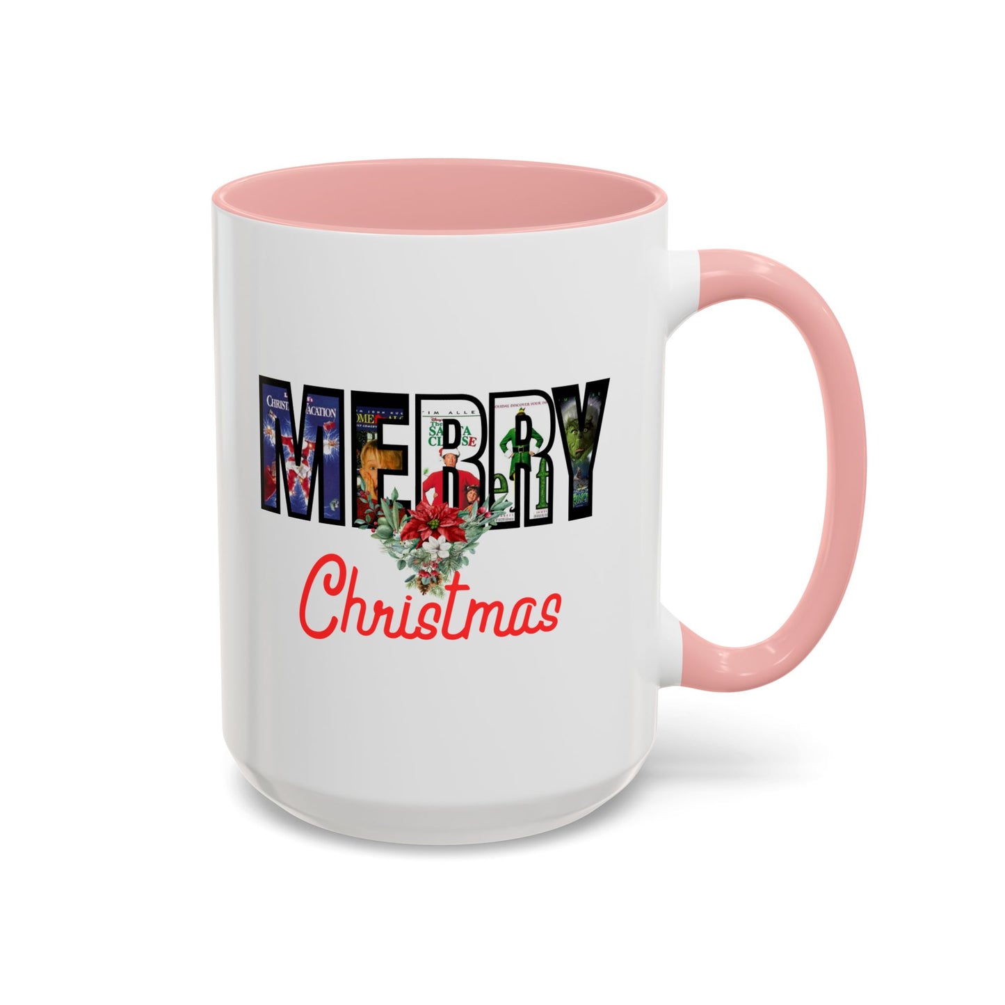 Cute Merry Christmas Nostalgic Holiday Movie Poster Mug | Christmas Gift | Funny Christmas Gift | Accent Mug | 11oz | 15oz |
