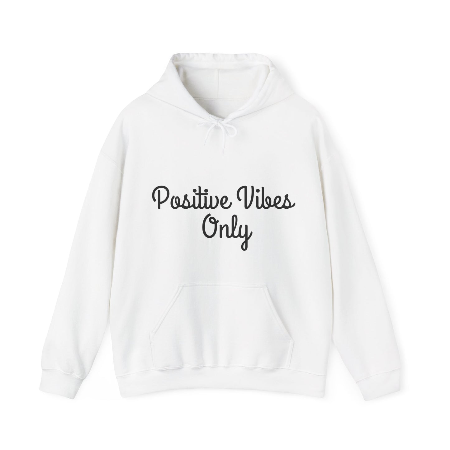 Positive Vibes Cute Text Hoodie | Motivational Gift For Her | Inspirational Quote