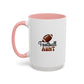 Football Aunt Mug | Sports Fan Gift | Favorite Aunt Gift | Funny Gift | 11oz Accent Mug | 15oz Accent Mug