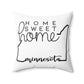 Home Sweet Home Minnesota Decorative Pillow | Gift For Her | Home Decor | State Gift | Customized State Pillow