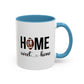 Male Football Home Sweet Home Mug | Sports Mug |11oz Accent Mug | 15oz Accent Mug | Football Mug