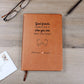 Good Friends Quote Personalized Leather Journal