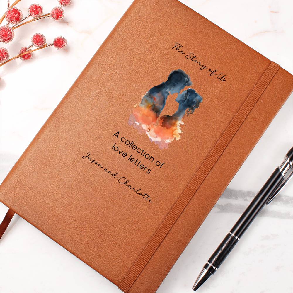 The Story Of Us: A Collection of Love Letters | Romantic Blank Journal Keepsake