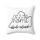 Home Sweet Home Rhode Island Decorative Pillow | Gift For Her | Home Decor | State Gift | Customized State Pillow