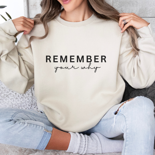 Remember Inspirational Quote Unisex Heavy Blend™ | Motivational Sweatshirt | Inspirational Gift | Gift For Her | Gift For Him