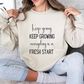 Keep Growing Inspirational Quote Unisex Heavy Blend™ | Motivational Sweatshirt | Inspirational Gift | Gift For Her | Gift For Him