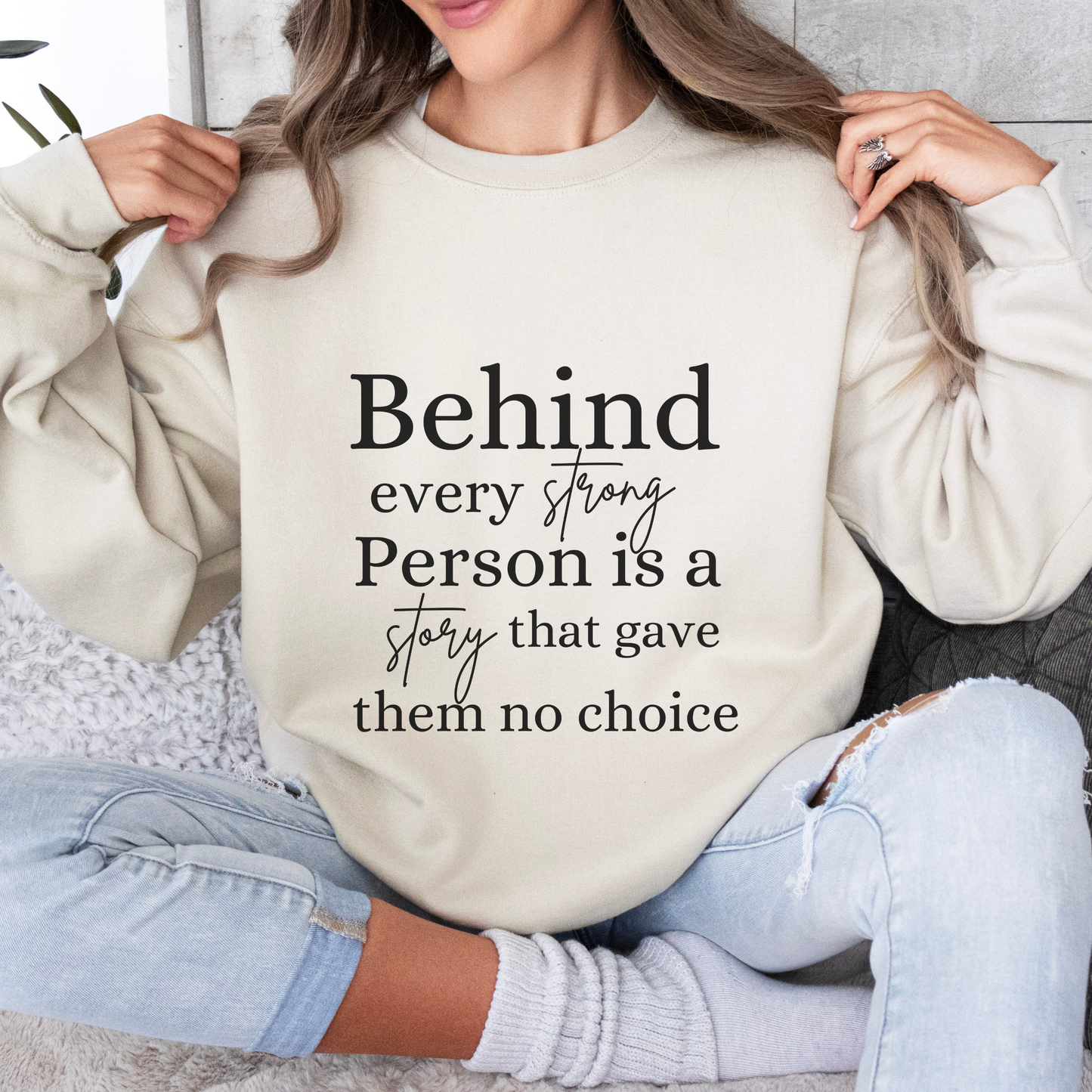No Choice Inspirational Quote Unisex Heavy Blend™ | Motivational Sweatshirt | Inspirational Gift | Gift For Her | Gift For Him