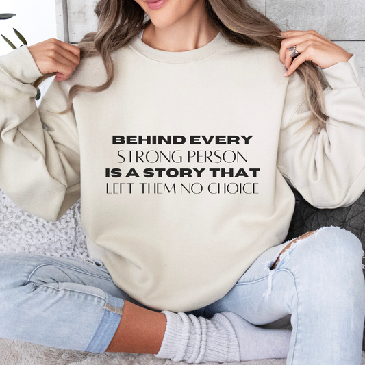 Strong Person Inspirational Quote Unisex Heavy Blend™ | Motivational Sweatshirt | Inspirational Gift | Gift For Her | Gift For Him