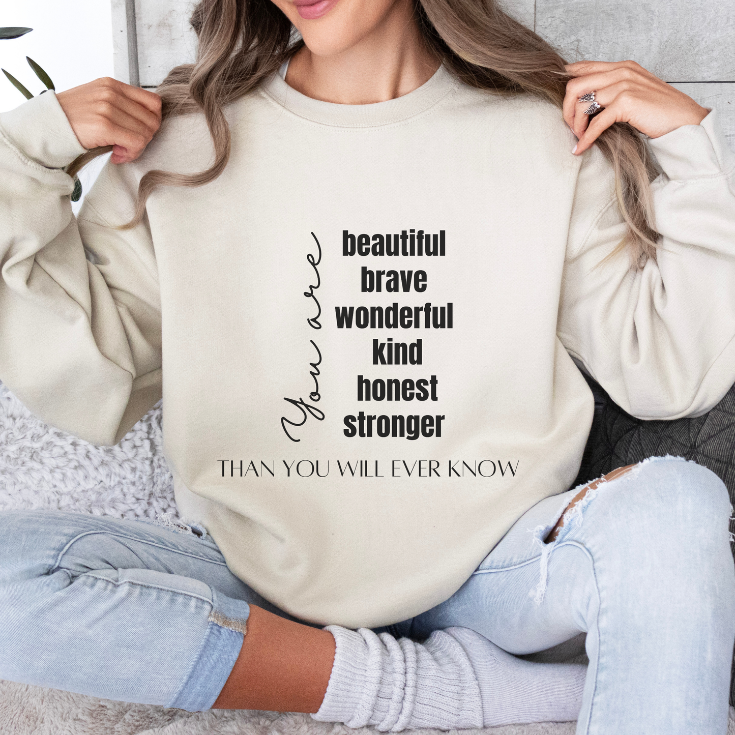 Beautiful Inspirational Quote Unisex Heavy Blend™ | Motivational Sweatshirt | Inspirational Gift | Gift For Her | Gift For Him