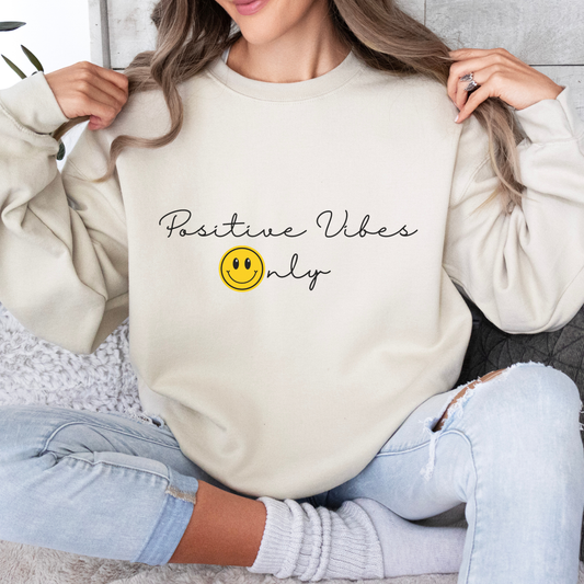 Positive Vibe Inspirational Quote Unisex Heavy Blend™ | Motivational Sweatshirt | Inspirational Gift | Gift For Her | Gift For Him