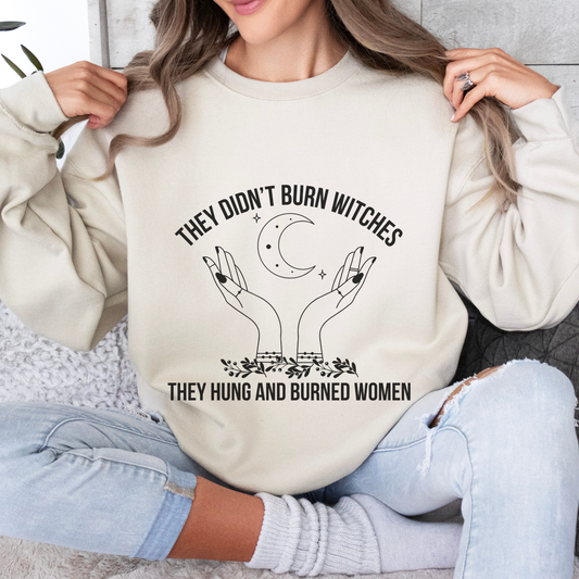 Burned Woman Inspirational Quote Unisex Heavy Blend™ | Motivational Sweatshirt | Inspirational Gift | Gift For Her | Gift For Him
