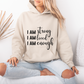 I Am Strong Message Hoodie | Motivational Gift For Her | Inspirational Quote
