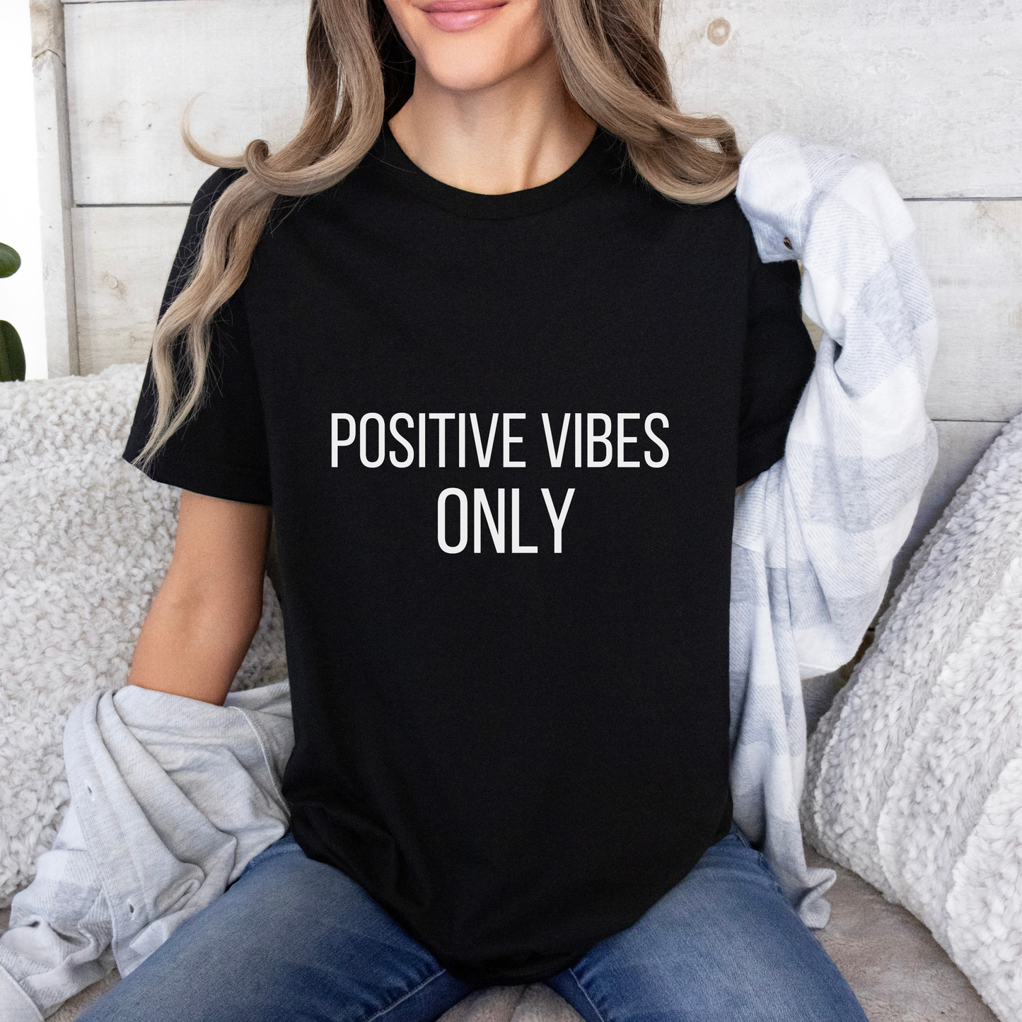 Positive Vibes Self-Care Quote T-shirt