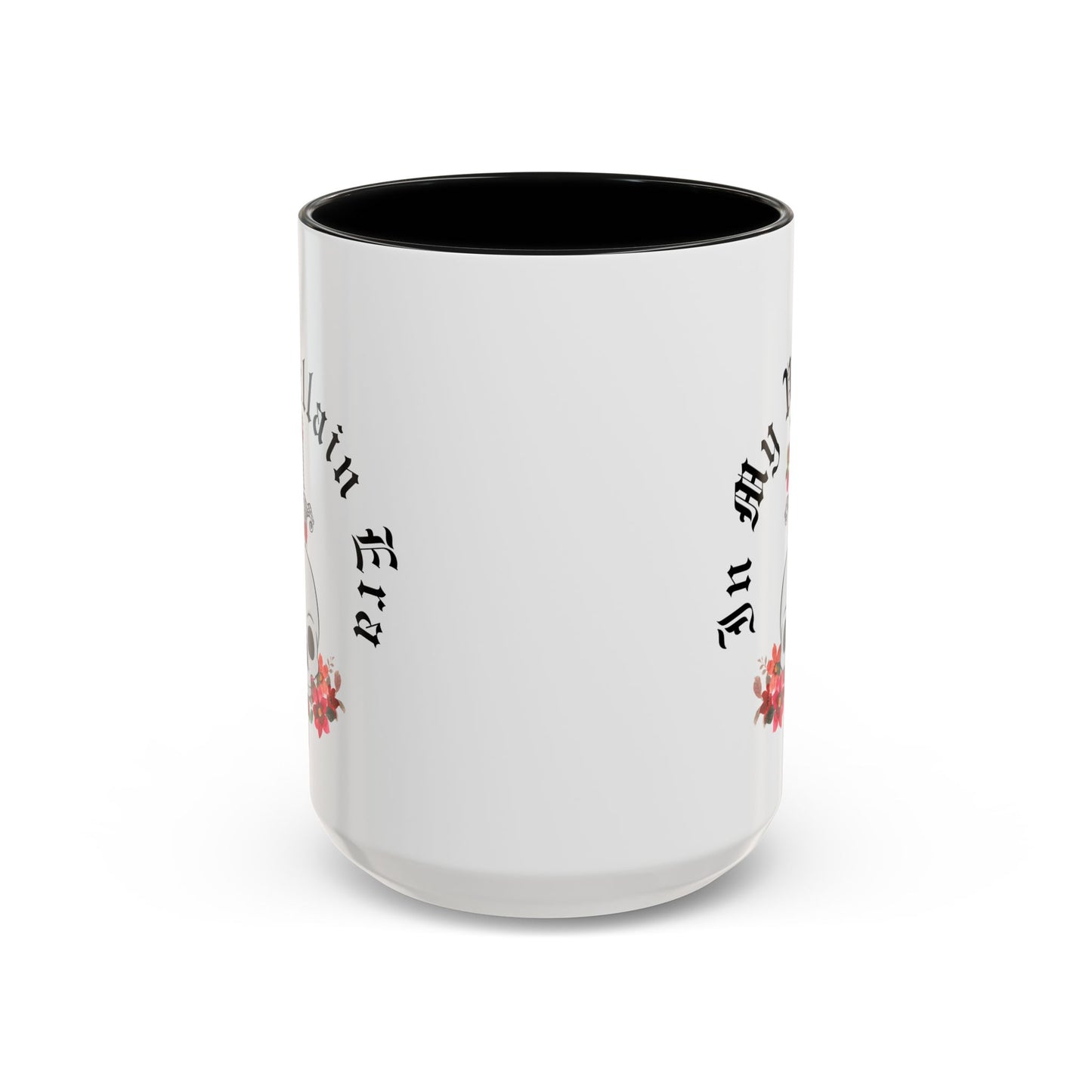 Cute In My Villain Era Mug | Villain Era | Decorative Roses with Skull Mug | Cute Villain Mug | 11oz Accent Mug | 15oz Accent Mug