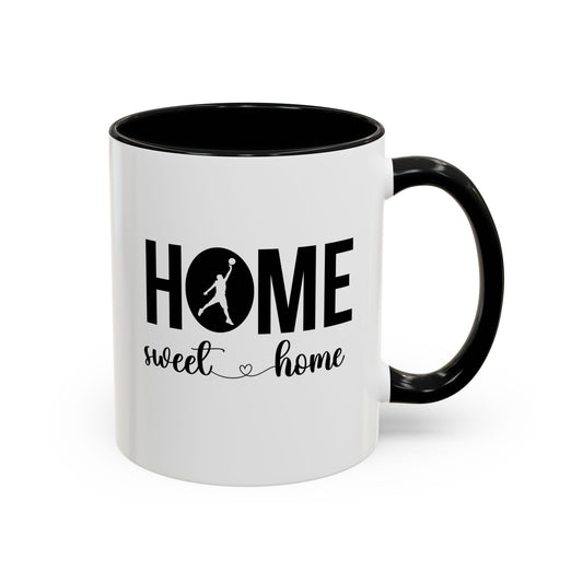 Male Basketball Player Gift Idea | Home Sweet Home Mug | Sports Mug |11oz Accent Mug | 15oz Accent Mug | Gift Idea