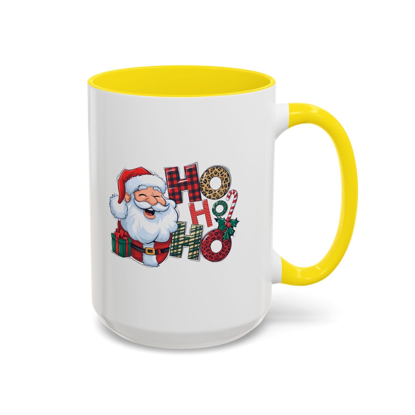 Santa Ho Ho Ho Christmas Mug | Gift Idea | Gift for Kids | Kids Christmas Gift Idea | Kids Mug | 11oz Accent Mug | 15oz Accent Mug