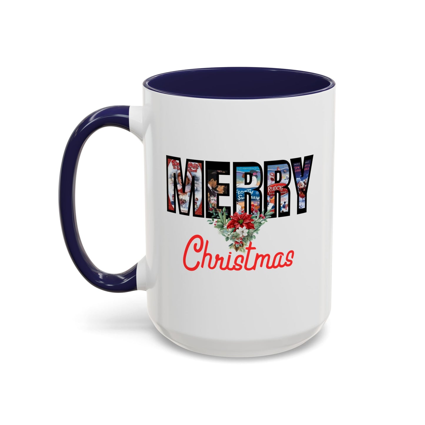 Merry Christmas Nostalgic Movie Poster Mug | Christmas Gift | Funny Christmas Gift | Accent Mug | 11oz | 15oz |