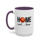 Basketball Mug | Home Sweet Home Mug | Sports Mug |11oz Accent Mug | 15oz Accent Mug