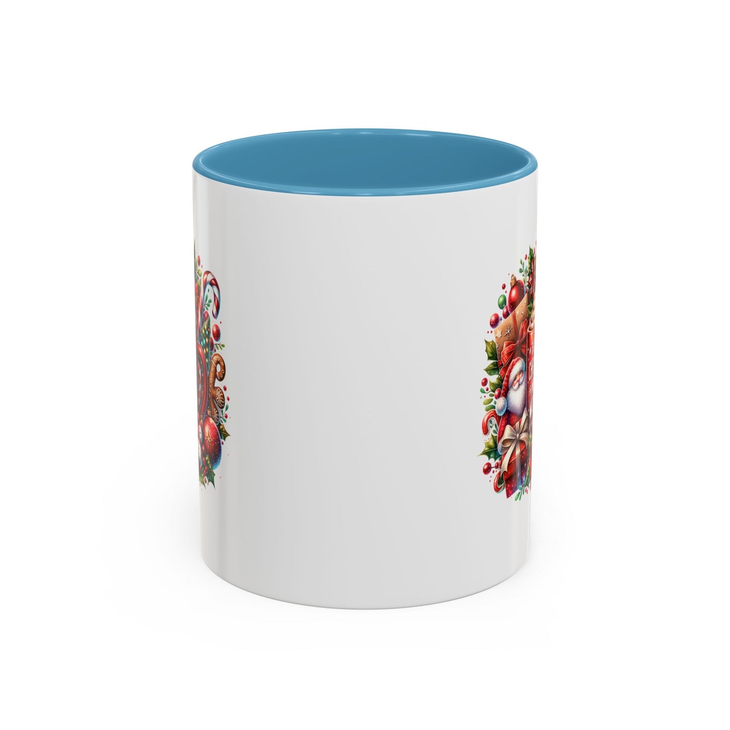 Cute Christmas Movie Watching Mug | Christmas Gift | Ceramic Christmas Gift | |11oz Accent Mug | 15oz Accent Mug