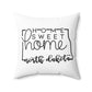 Home Sweet Home North Dakota Decorative Pillow | Gift For Her | Home Decor | State Gift | Customized State Pillow