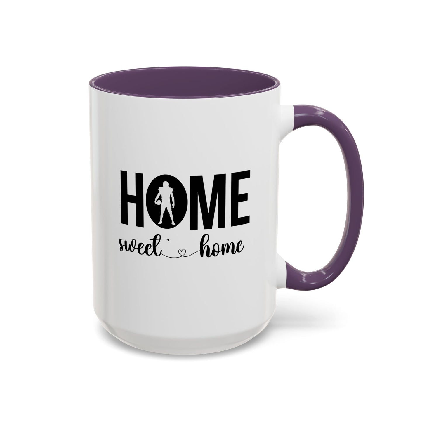 Male Football Mug | Sports Mug |11oz Accent Mug | 15oz Accent Mug | Football Mug | Home Sweet Home Mug