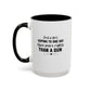 Just A Girl Women's Rights Mug | Viral Feminist Quote Mug | Viral Mug Quote | 11oz Accent Mug | 15oz Accent Mug