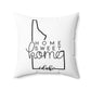 Home Sweet Home Idaho Decorative Pillow | Gift For Her | Home Decor | State Gift | Customized State Pillow