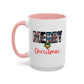 Merry Christmas Nostalgic Movie Poster Mug | Christmas Gift | Funny Christmas Gift | Accent Mug