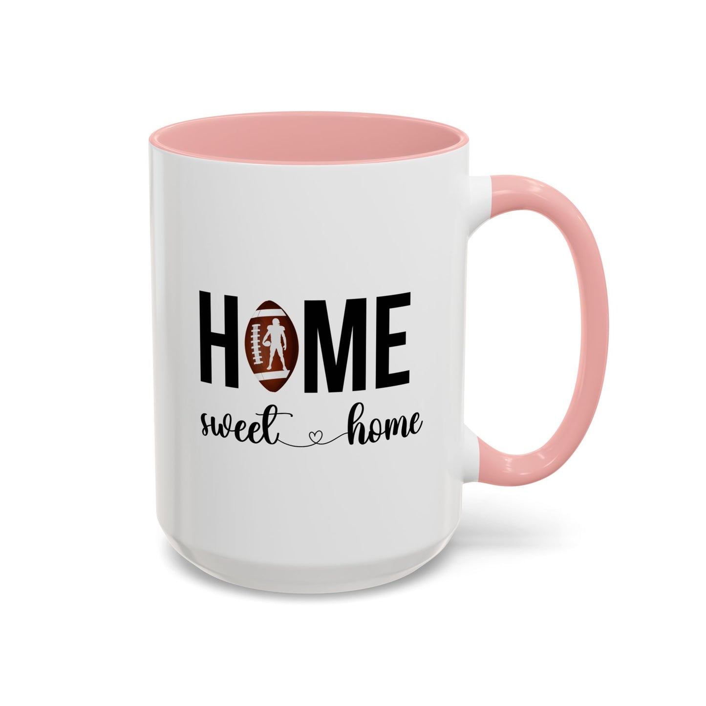 Male Football Home Sweet Home Mug | Sports Mug |11oz Accent Mug | 15oz Accent Mug | Football Mug