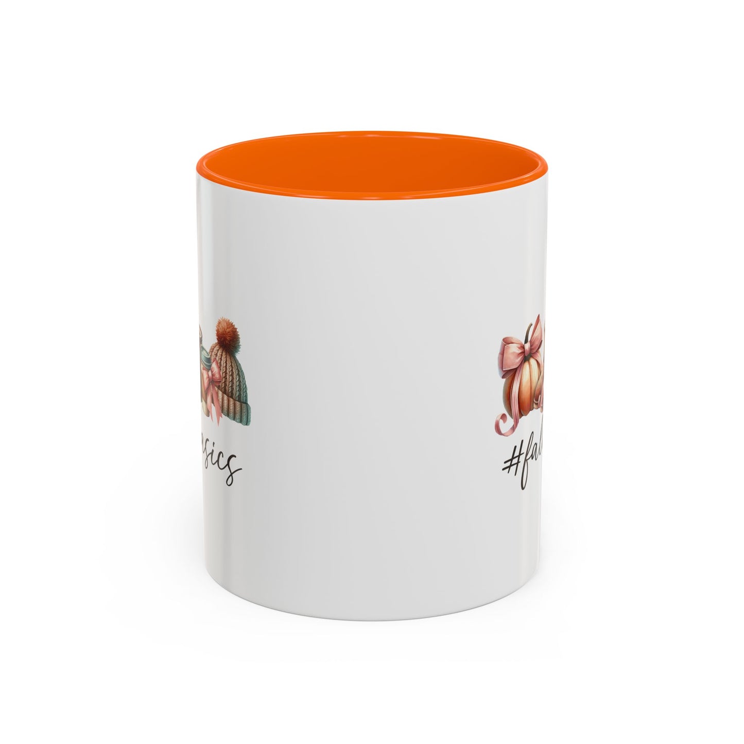 Fall Basics | Fall Lover's Mug | Pumpkin and Latte Mug | Fall Season Mug | Gift for Her | Fall Mug | 11oz Accent Mug | 15oz Accent Mug