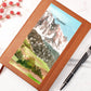 Mountain View Personalized Leather Journal