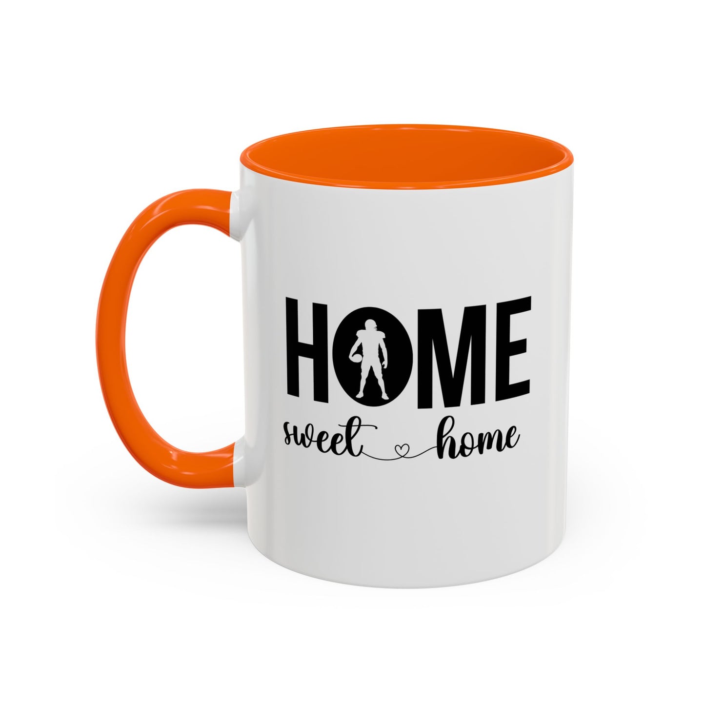 Male Football Mug | Sports Mug |11oz Accent Mug | 15oz Accent Mug | Football Mug | Home Sweet Home Mug