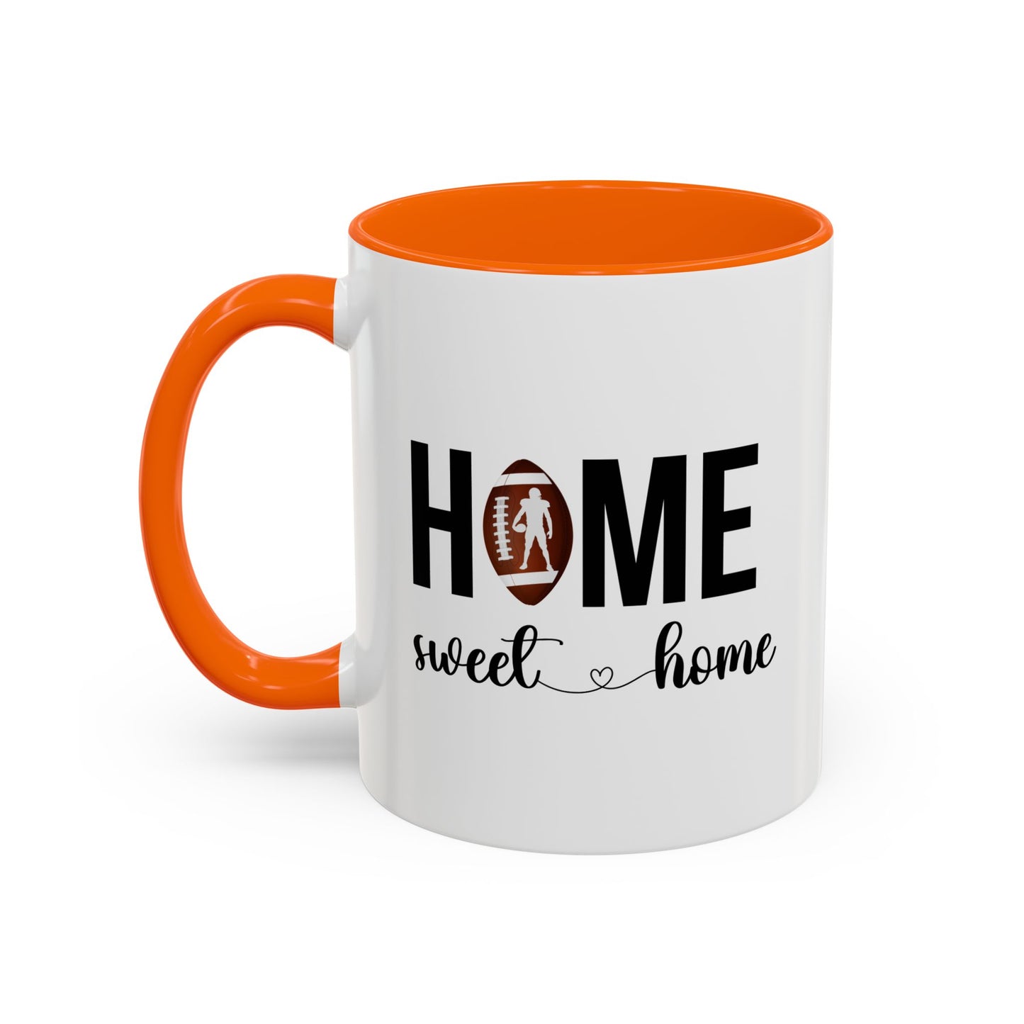 Male Football Home Sweet Home Mug | Sports Mug |11oz Accent Mug | 15oz Accent Mug | Football Mug